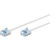 Goobay Itin lankstus CAT 6A pataisinis kabelis, plonas, U/FTP, baltas - Laido ilgis 3 m
