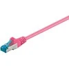 Goobay Kabelis LAN Patchcord CAT 6A S/FTP rožinė 0.25m