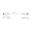 Wentronic Goobay Kabelis LAN Patchcord CAT 6A S/FTP Raudona 10m