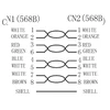 Goobay Kabelis LAN Patchcord CAT 6A S/FTP Raudona 5m