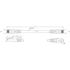 Goobay Kabelis LAN Patchcord CAT 6A S/FTP Žalias 3m