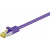 Wentronic Goobay RJ45 pataisomasis kabelis, CAT 6A S/FTP (PiMF), 500 MHz su CAT 7 neapdorotais kabeliais, violetinė – laido ilgis 20 m