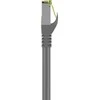 Goobay LAN Patchcord CAT 8.1 GHMT S/FTP kabelis pilkas 0,25m