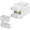 Goobay Gogobay 95738 Keystone modulis RJ45 CAT 5e, UTP, 100 MHz, baltas