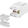 Goobay Gogobay 95738 Keystone modulis RJ45 CAT 5e, UTP, 100 MHz, baltas