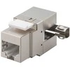 Goobay Keystone jungtis RJ45 CAT 6 STP 250MHz 90 laipsnių