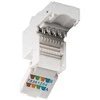 Goobay Gogobay 95742 Keystone modulis RJ45 CAT 6, UTP, 250 MHz, baltas