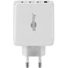 Įkroviklis jungiama į tinklą 3x USB-C USB 68W Goobay BALTA