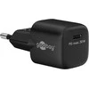 Įkroviklis jungiama į tinklą USB-C PD GaN 30W Goobay Juoda