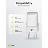 Goobay Apvalus | USB-C PD GaN greitasis įkroviklis Nano (30 W) | 59716 | N/A
