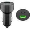 Įkroviklis automobilinis USB USB-C PD QC 48W Goobay