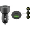 Įkroviklis automobilinis USB USB-C PD QC 48W Goobay