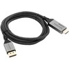 DP HDMI 4K 60Hz kabelis Spacetronik KDH-SPA020 2m