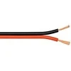 Goobay garsiakalbio laidas 2x2,5mm CCA 100m juodai raudonas