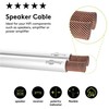 Goobay garsiakalbio laidas 2x2.5mm CU varinis 25m balta