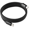 USB-C Spacetronik magnetinis laidas 1,2 m, juodas