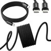 Magnetinis USB-C laidas Spacetronik 1,8 m juodas