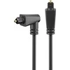 KAMPINIS Toslink optinis kabelis 1x90 laipsnių. Goobay 1m