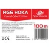 Kabelis RG6 Spacetronik HOKA 102 CU Dualshield 100m