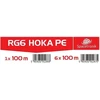 Kabelis RG6 Spacetronik HOKA PE 102 CU Dualsh. 100 m
