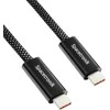 Kabelis USB-C 4.0 40Gbit/s Gen3x2 Spacetronik 1,2m