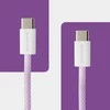 Kabelis USB-C PD100/240W Spacetronik 1m violetinė