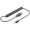 MicroUSB B - A susuktas laidas Goobay - 1m