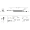 MicroUSB B - A susuktas laidas Goobay - 1m
