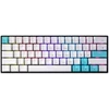Klaviatūra mechaninė Delux KM36 RGB balta ir mėlyna