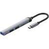 Ldnio Adapteris HUB kelių prievadų USB-C 4w1 5Gbps DS-34C