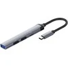 Ldnio Adapteris HUB kelių prievadų USB-C 4w1 5Gbps DS-34C