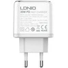 Ldnio Įkroviklis 2x USB-C 35W USB-C Lightning laidas