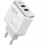 Ldnio Įkroviklis 2x USB-C 35W USB-C Lightning laidas