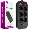 Spacetronik SR-204 maitinimo juostelė 6xAC + 4xUSB