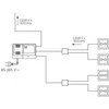 Maitinimo šaltinis antenowy 12V ALCAD AL-245 12V 400mA 2xOUT