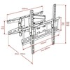Red Eagle Opticum AX Mercury sieninis laikiklis 26'' - 56''