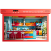 Televizorius Sylvox Kontech Po staline virtuvinė TV Sylvox 15.6" Smart Raudona