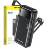 Išorinė baterija Awei PA-93 20000mAh 22,5W PD 2xUSB-C + kabelis juodos spalvos