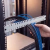 Horizontalus kablių organizatorius RACK 19 1U SPR_RA30W