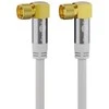 Wentronic Antenos jungtis FF SAT Balta Angled Goobay 2m