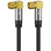 Wentronic FF SAT antenos jungtis Juodas Angle Goobay 10m
