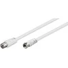 Antenos jungtis gn TV - wt F Goobay Balta 2.5m