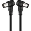 Goobay antenos kabelis 1,5 m juodas (11525)