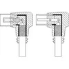 Goobay 135 dB antenos laidas su kampinėmis jungtimis, 3 m, baltas