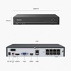 NVR PoE įrašymo įrenginys 12 kanalų 2TB Reolink RLN8-410