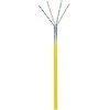 Goobay CAT5e laidas F/UTP AWG 26/7 Geltonas apvalus 100m