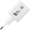 Spacetronik 2in1 USB-C USB PD greitasis įkroviklis 35W 3,6A baltas