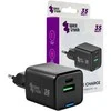 Spacetronik 2in1 USB-C USB PD greitasis įkroviklis 35W 3.6A juodas