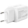 Spacetronik 2in1 USB-C USB PD greitasis įkroviklis 35W 3,6A baltas