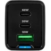 Spacetronik 3in1 USB-C USB PD greitasis įkroviklis 65W 5A juodas